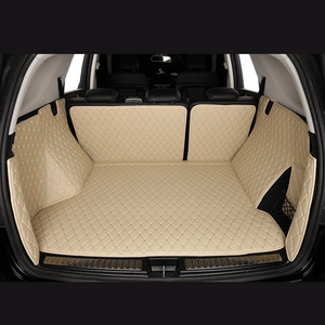 Durable Custom Leather Colorful Car Trunk Mat Boot Liner  Auto Carpet Accessories Interior Parts