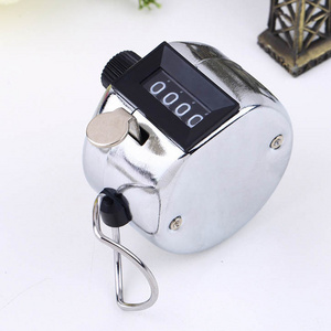 Digital Chrome Hand Tally Counter Number Clicker Golf Counter Golf Stroke Counter