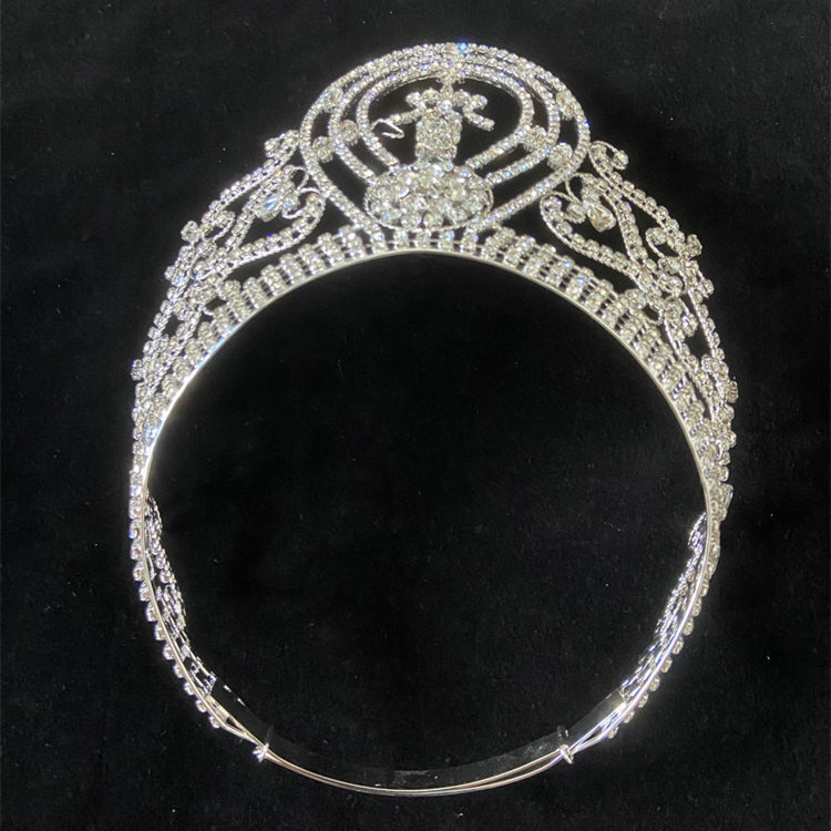 QS Large Adjustable Miss Universe Classic Princess Hair Jewelry Accessories For pageant event Miss Universe Crown