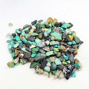 Wholesale Natural Crystal stones healing kallite tumbled crystals bulk 100% natural turquoise tumbled stones for Orgone energy