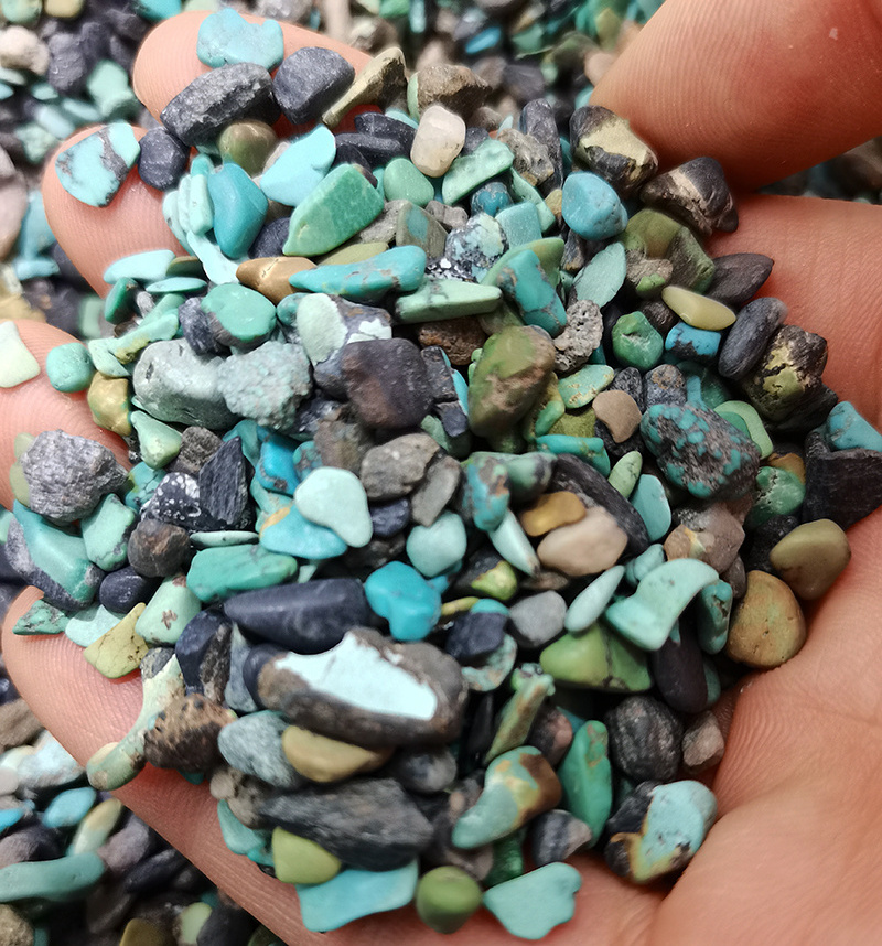 Wholesale Natural Crystal stones healing kallite tumbled crystals bulk 100% natural turquoise tumbled stones for Orgone energy