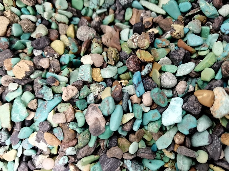 Wholesale Natural Crystal stones healing kallite tumbled crystals bulk 100% natural turquoise tumbled stones for Orgone energy