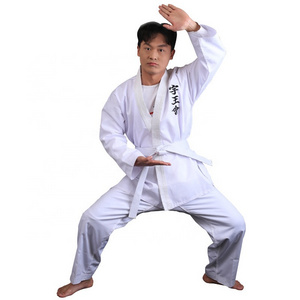 QUTENG arawaza karate uniform wkf kyokushin grey karate uniform kumite karate kumite uniform