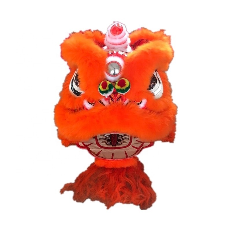 QUTENG chinese new year dance lion custom dancing lion chinese fan dance costume