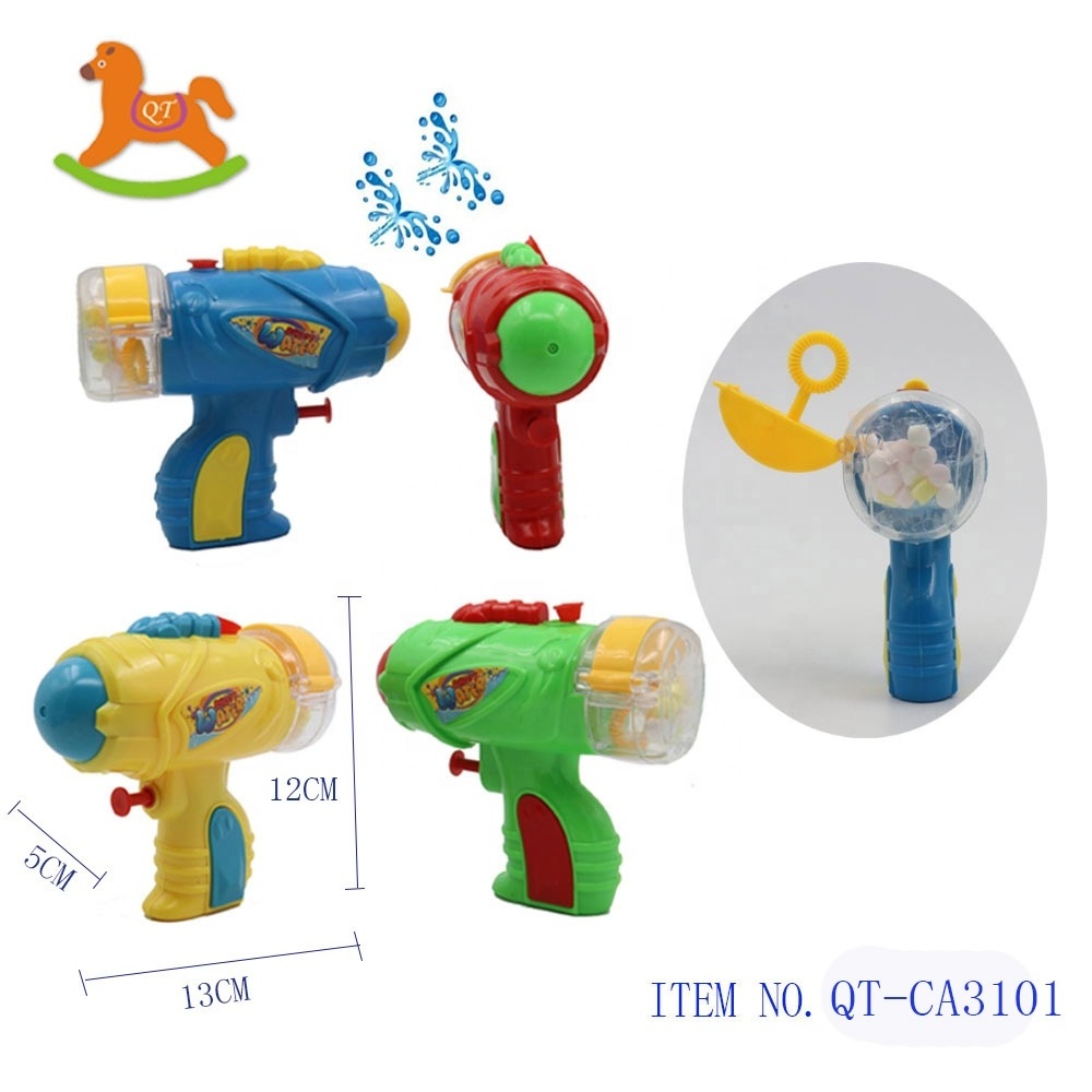 New cartoon bubble water gun with sweet candy kids toy for Summer Season