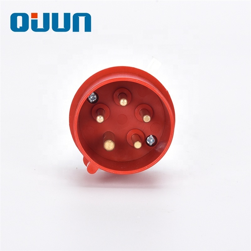 Dubai Qijun 025 32a 5p 220v  Industrial socket electrical ip44 5pin plugs