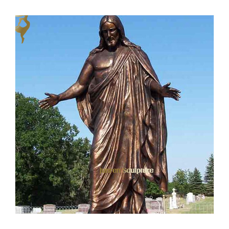 Large Christ Monument Sculpture Large Bronze Jesus Statue Crucifixion Sculpture