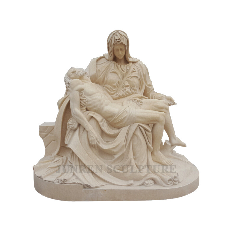 Life Size White Marble Jesus Christ Statue/Mary Statue