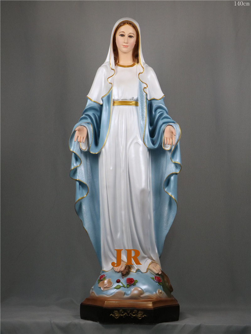 Customized Church decoration indoor life size catholic religious statues resin Virgin Mary statue wholesale