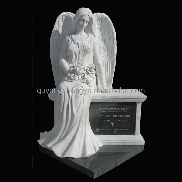 Simple Hand Stone Carved Monument Headstone Hot Sale Beautiful Marble Granite Monument Headstones Tombstone