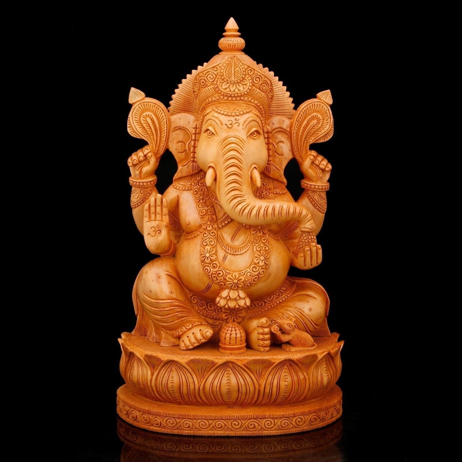 High Quality Resin Small Indian Elephant God Religious Decorative Indian Goddess Souvenir Ganesha Elephant Statue