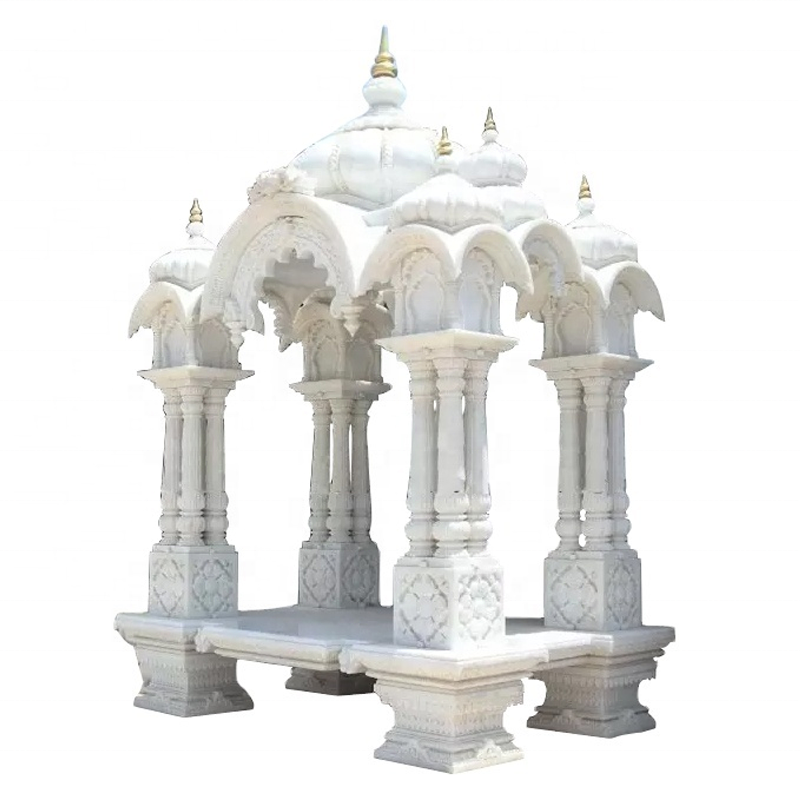 Shengye large church decorative niche hand-carved indoor white marble religious altar church temple decoration