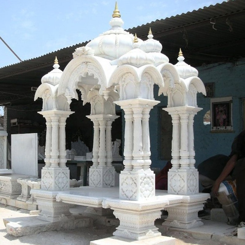 Shengye large church decorative niche hand-carved indoor white marble religious altar church temple decoration