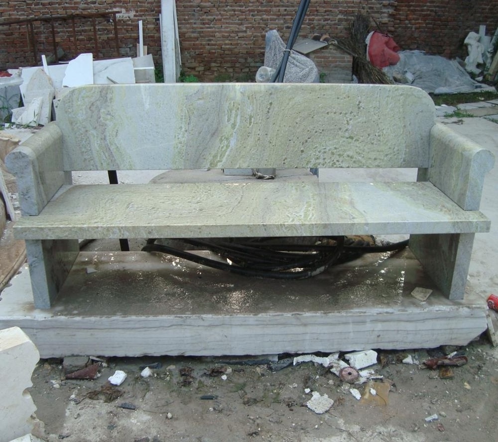 Popular Design patio benches Outdoor Natural Garden Stone Carving white marble Bench Indoor work bench sculpture