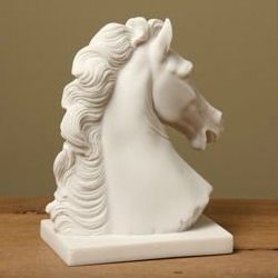 Indoor animal decorative ornaments A variety of materials carefully carved Garden Horse Animal Head Busts Art Sculptures