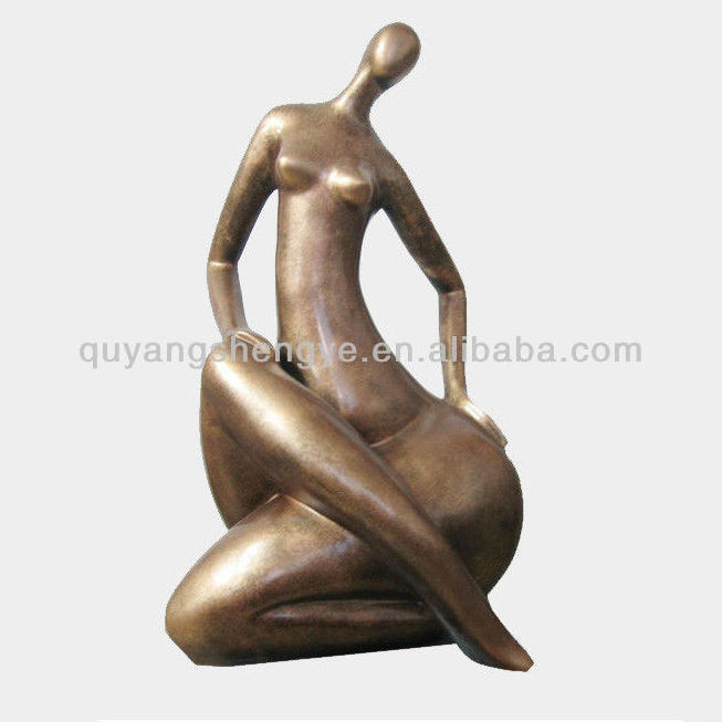 Warm and high-quality home decoration ornaments Hand Carved Natural  Marble The Abstract art Mother-child sculpture