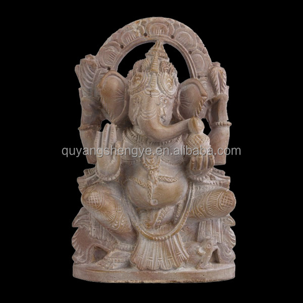 High Quality Resin Small Indian Elephant God Religious Decorative Indian Goddess Souvenir Ganesha Elephant Statue