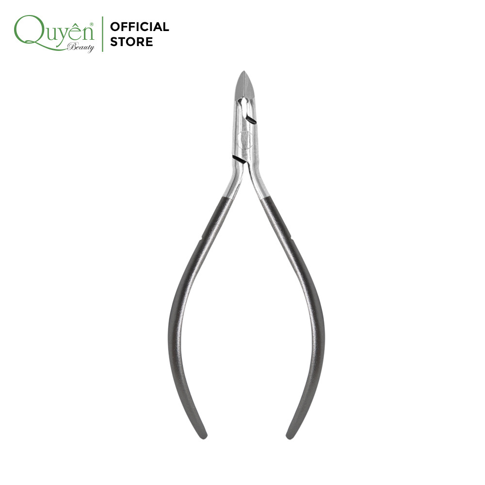 Quyen Beauty Vietnam High Quality D308 Stainless Steel Gray Colored Nail Supplies OEM Cuticle Nipper Nail Clipper