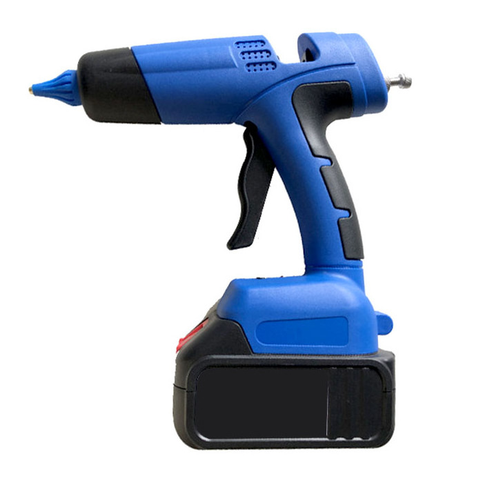 OEM Cheap Power Tool  100W Electric Rechargeable Lithium Cordless Hot Melt Glue Gun