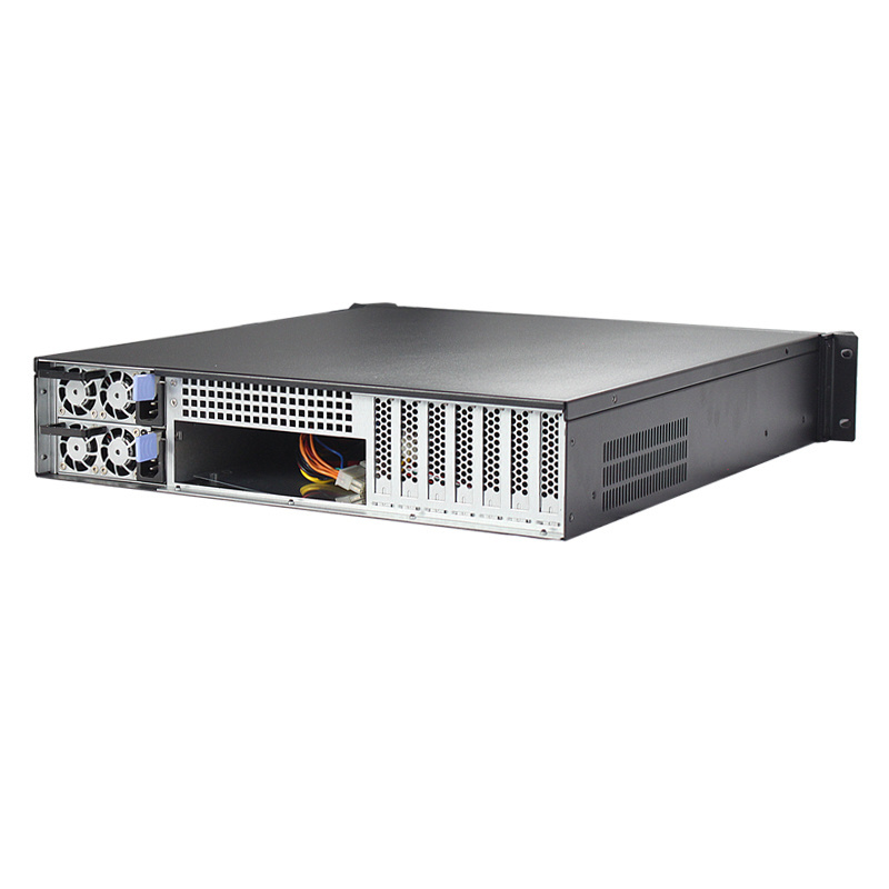 HTPC 19 inch 2u 6 bay server chassis rackmount industrial pc computer server case with 7 PCIE slots