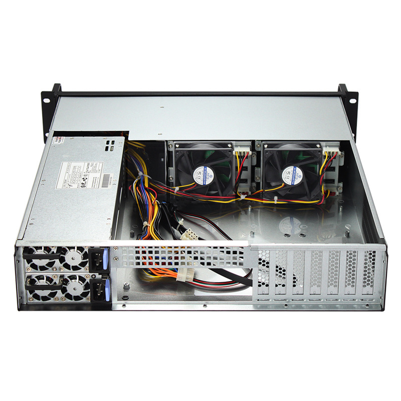 HTPC 19 inch 2u 6 bay server chassis rackmount industrial pc computer server case with 7 PCIE slots