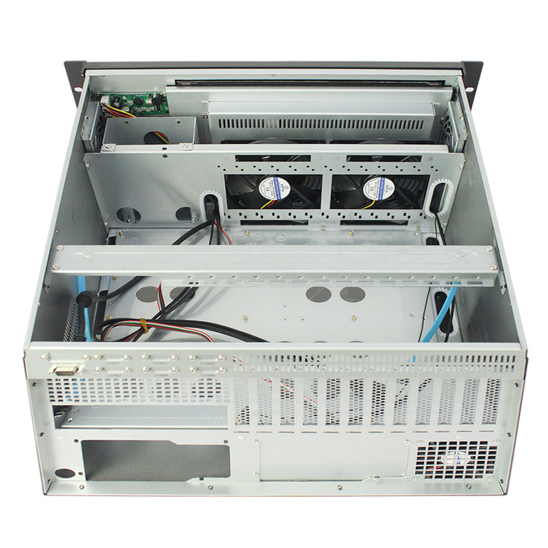 12 gpu EEB ATX server case 6u with touch lcd screen aluminum server chassis with 12 pcie slots