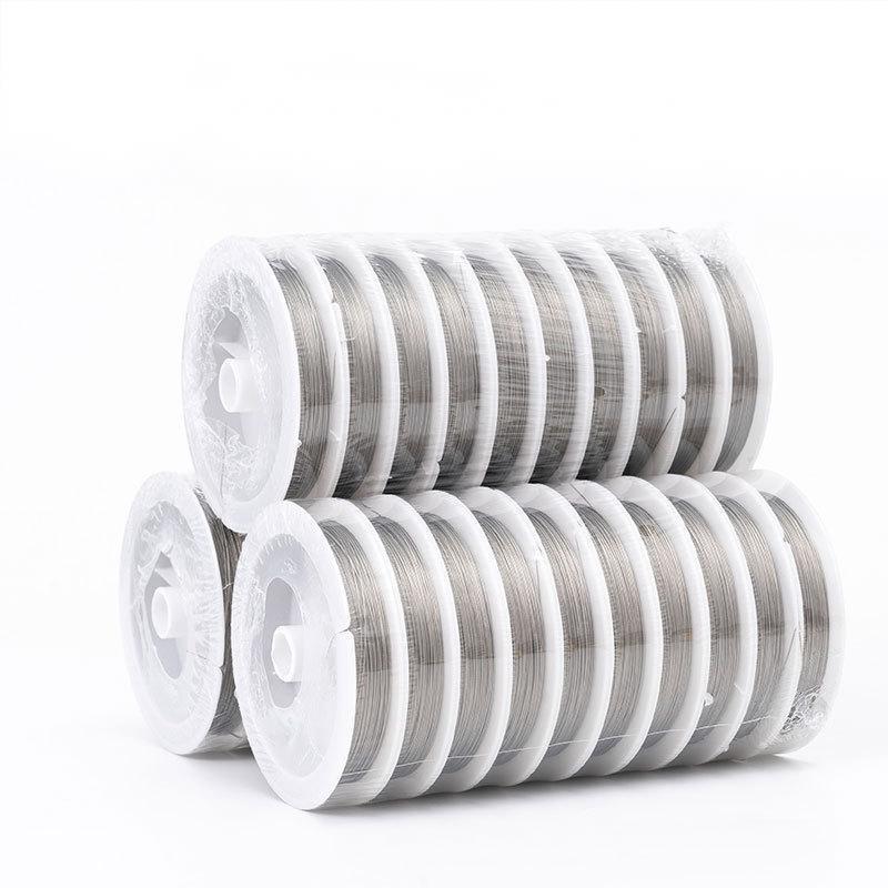 0.3/0.45/0.5/0.6mm Resistant Strong Line Stainless Steel Wire  Fishing Thread String Tiger Tail Beading Wire For Jewelry Making