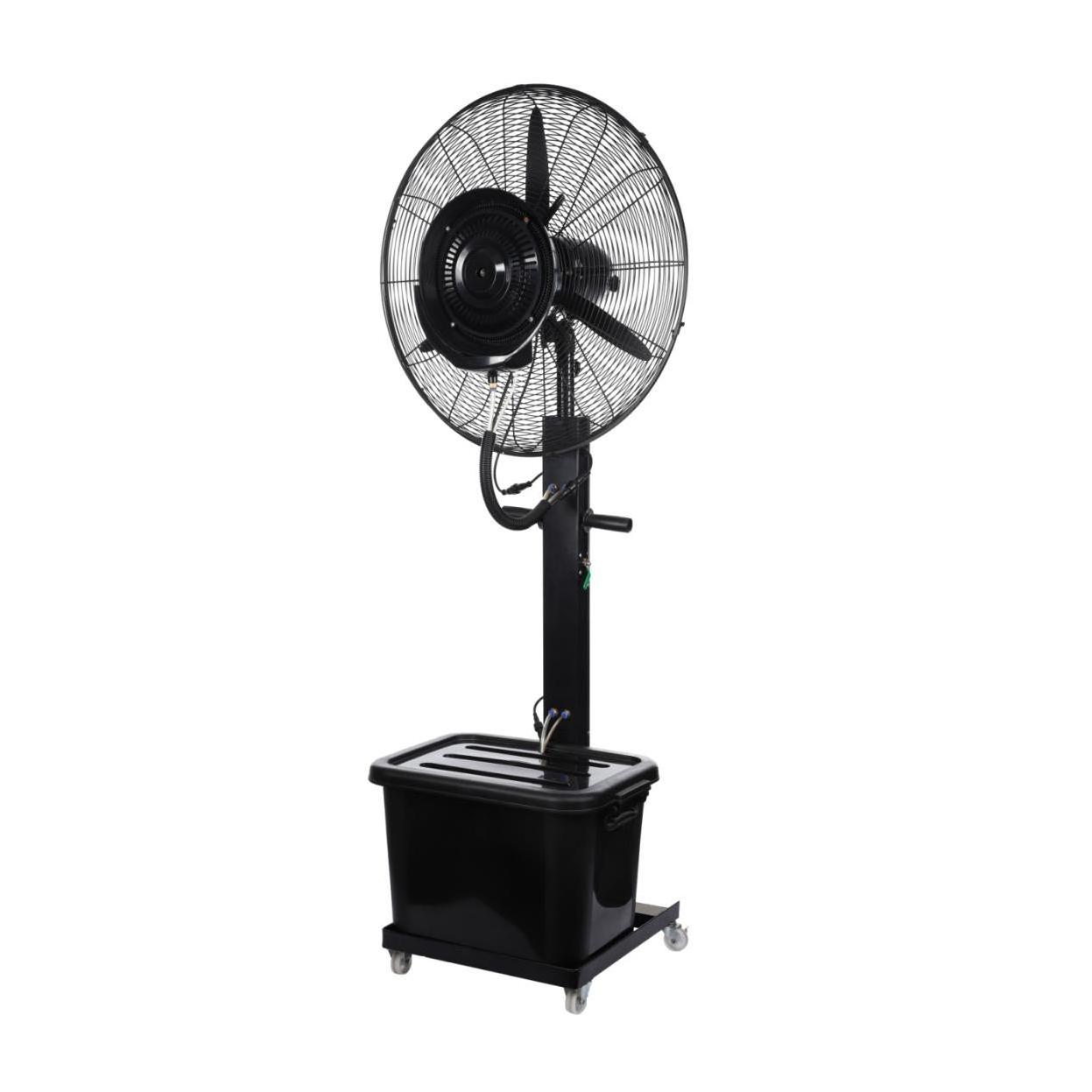 water misting fan for outdoor mist dry air fan