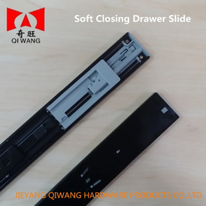 Kitchen Cabinet Parts Soft Closing Telescopic Drawer Slide For Kitchen Furniture