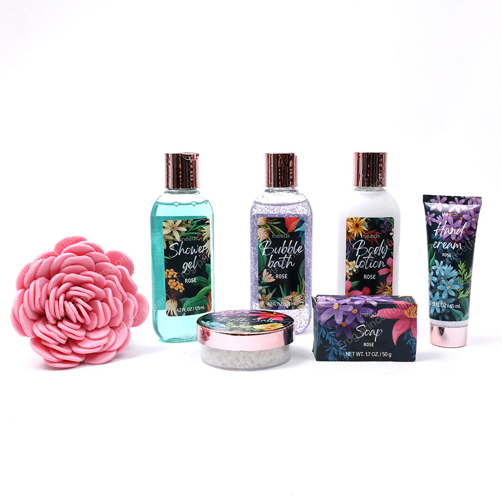 Bath And Body Gift Set Christmas Birthday Holiday Women Gift Body Lotion Shower Gel Bubble Bath SPA Set