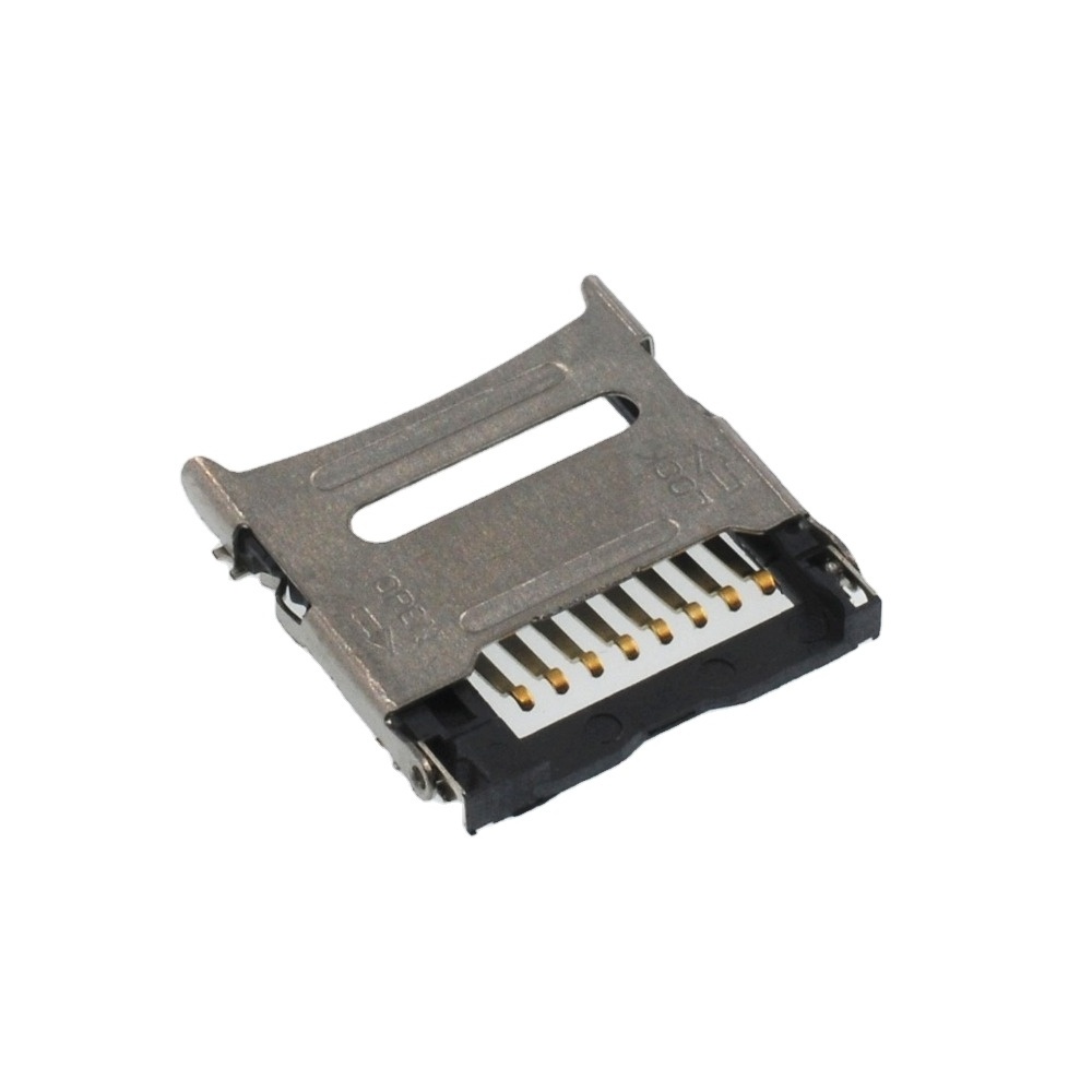 TF/ Micro SD Flip SMT T-flash Type Internal welding 8P H1.5 H1.8 Card Socket Connector