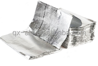 Baking Food Disposable Aluminium Papier Fire Proof Pop-Up Sheet Aluminum Foil Wrap