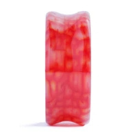 Red Dragon Vein Agate Ear Plugs Organic Stone Plug/Gauge 6-30mm