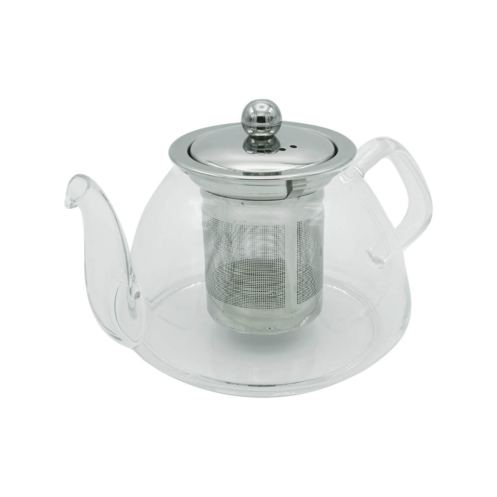 Perfect Quality Heat-resistant Clear Borosilicate Glass Tea kettle Glass Unique Glass Teapot For Home