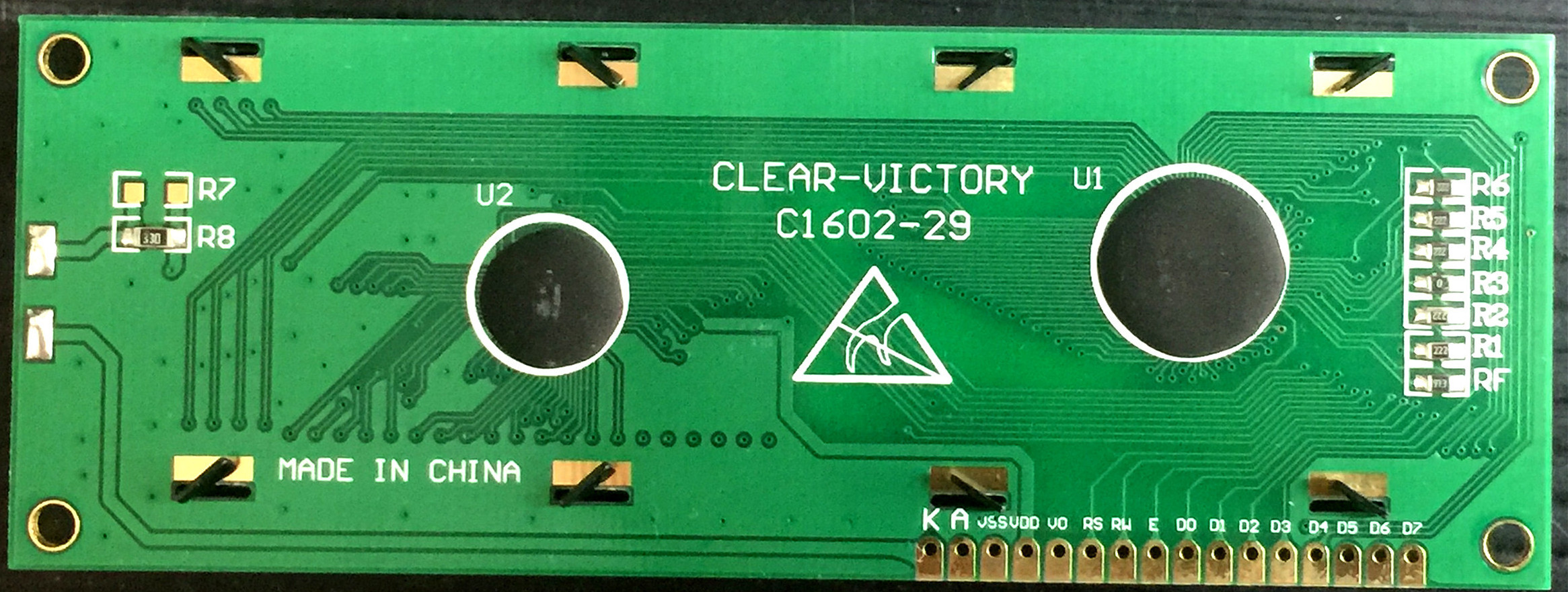 Character Display 16x2  LCD Screen Module