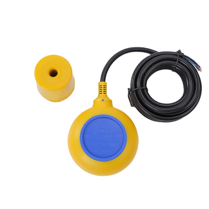 Plastic Level Measuring Instruments 10w / 50w Reed Float Level Switch Tank Water Level Sensor Float Switch