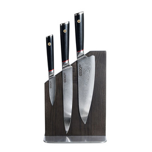 High End 4PCS Damascus Knife Set 67 Layer G10 Handle Damascus Steel 8 inch Damascus Chef Knife Set with Magnetic Stand