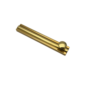 Brass door bolt heavy duty glide slide surface cupboard lock