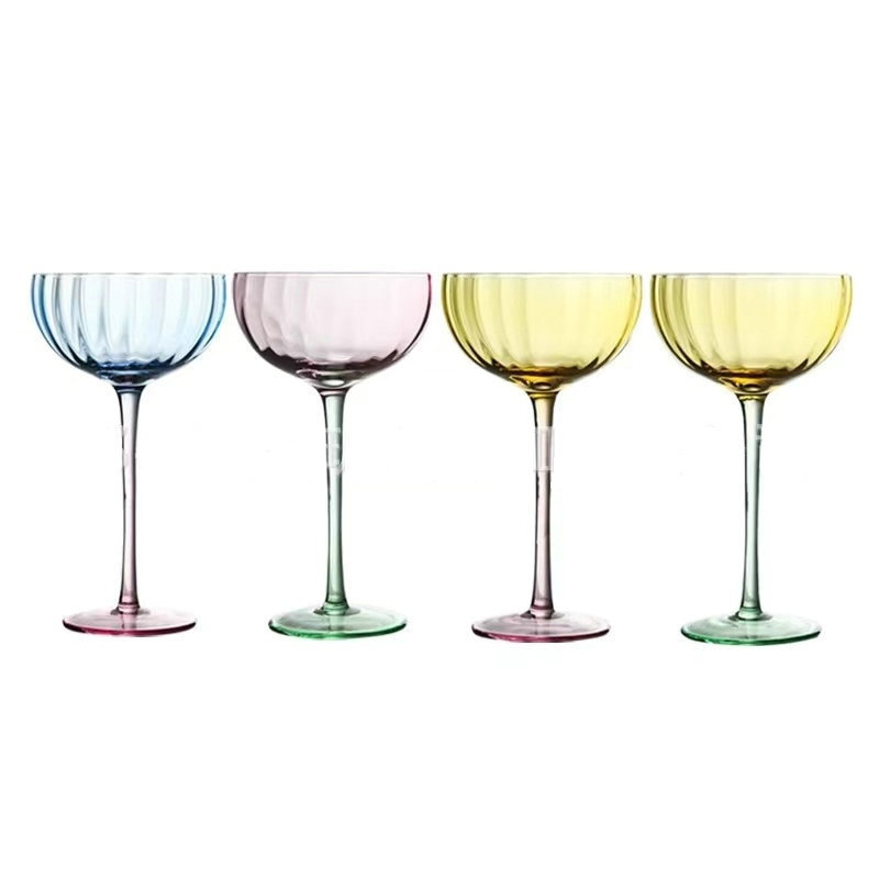 Round Goblet Martini Wine Glass Bar Glassware Cocktail Glasses 350ml Apple Christmas DHL  Vintage Luxury Martini Glass