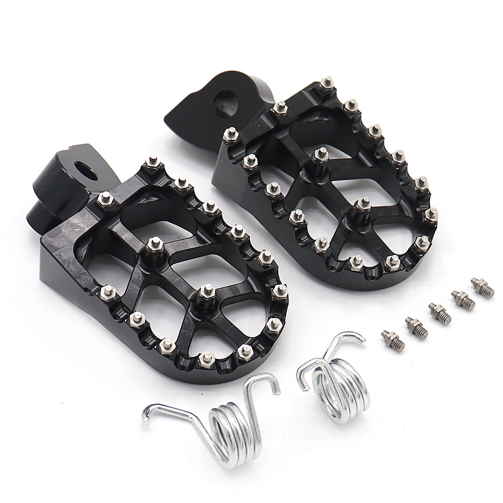 Motorcycle CNC Foot Pegs Rests Footrest Footpeg Pedals For YZ85 125 250 250F 426F 450F WR250F 400F 426F 450F