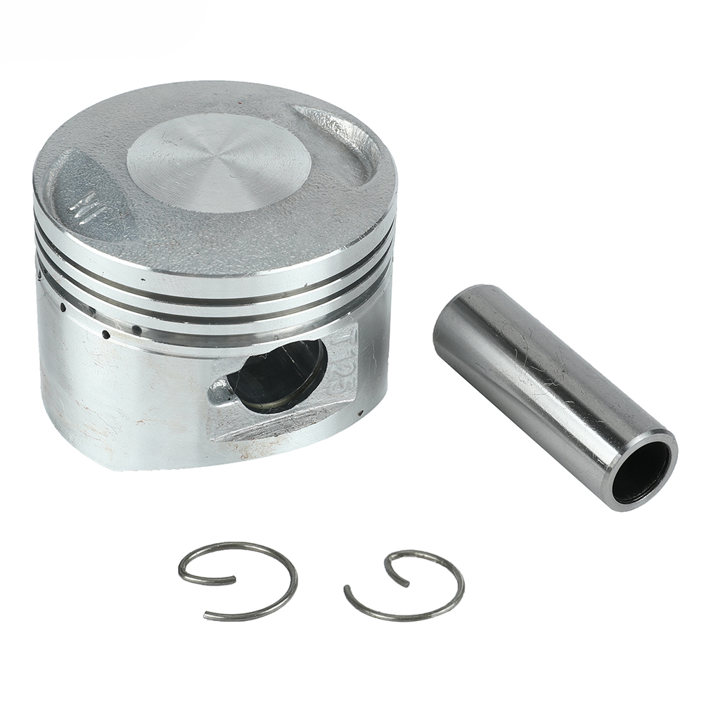 Motorcycle 52.4mm Piston 14mm Pin Piston Set For 125cc Air Oil Cooling Horizontal Engines