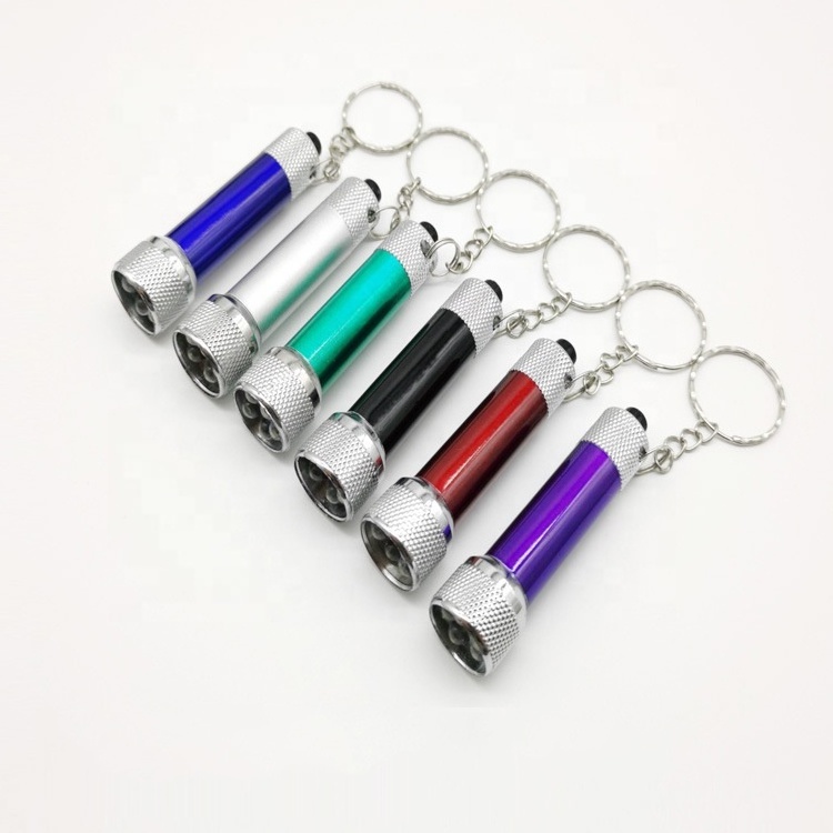 QXMOVING 5LED Mini 395nm UV Keychain Torch Light Flashlight UV Lamps For Promotion