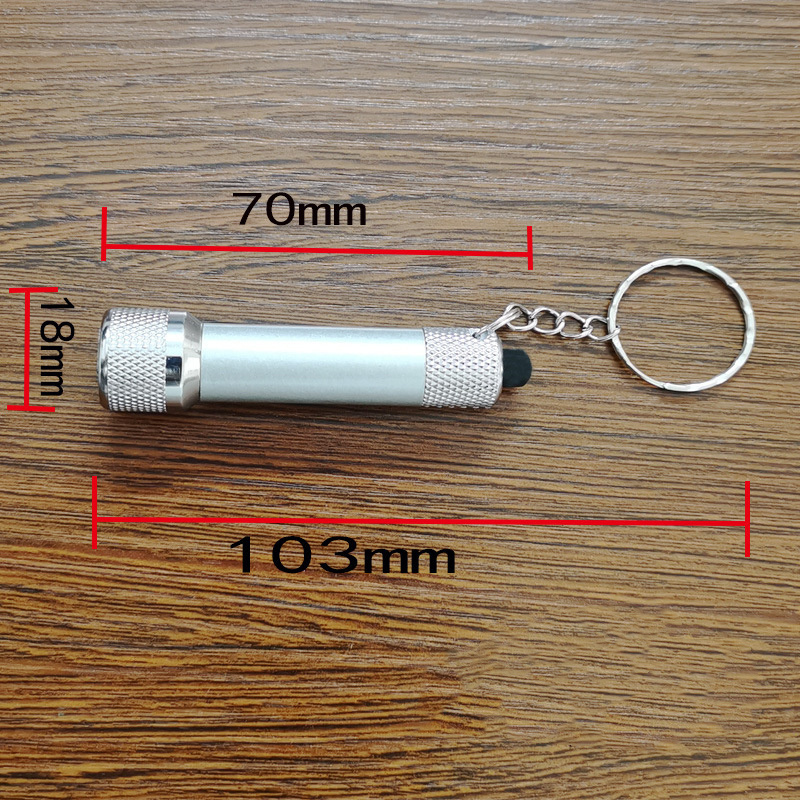 QXMOVING 5LED Mini 395nm UV Keychain Torch Light Flashlight UV Lamps For Promotion