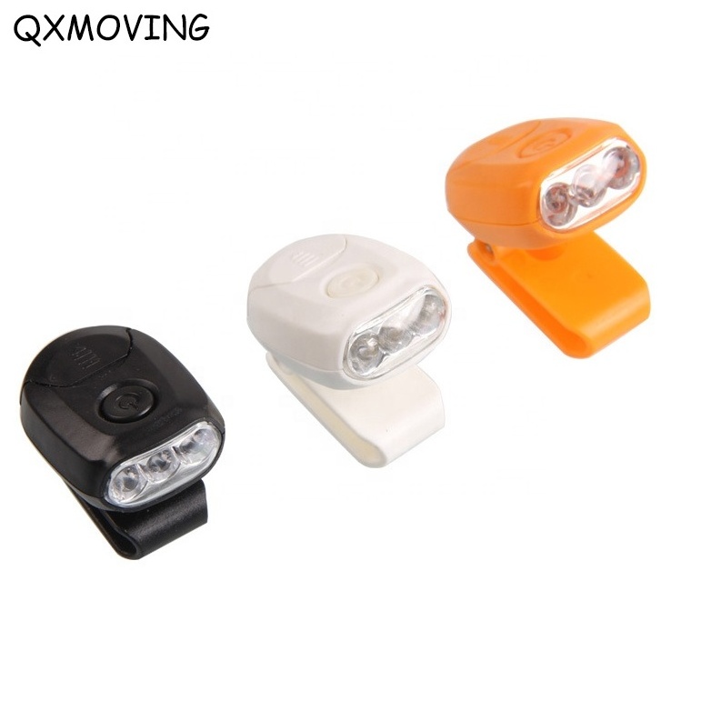 QXMOVING Headlamps For Hard Hats Portable Mini LED Hat Light Headlamp Flashlight Clip On Hat