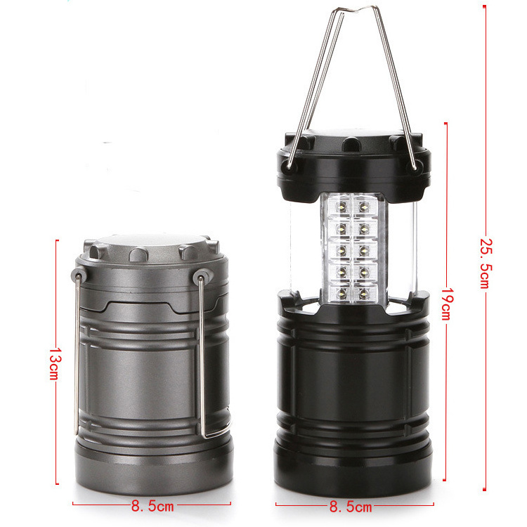 QXMOVING Outdoor lightweight 3 in 1 Camping Light Magnet Ultra-Bright Portable Lantern Lamp With Hanging