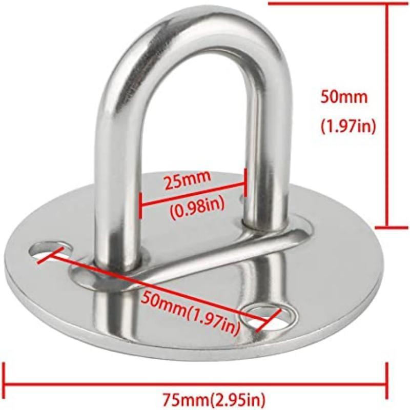 Hammock Swing Hook Hanger Heavy Duty Eyebolt Hanging Kit Stainless Steel Ceiling Hooks Hammock mounting parts