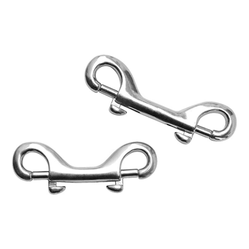 Stainless Steel Double End Heavy Duty Trigger Snaps for Water Bucket/Dog Leash/Pet Hammock and More,Double Ended Bolt Snap Hooks