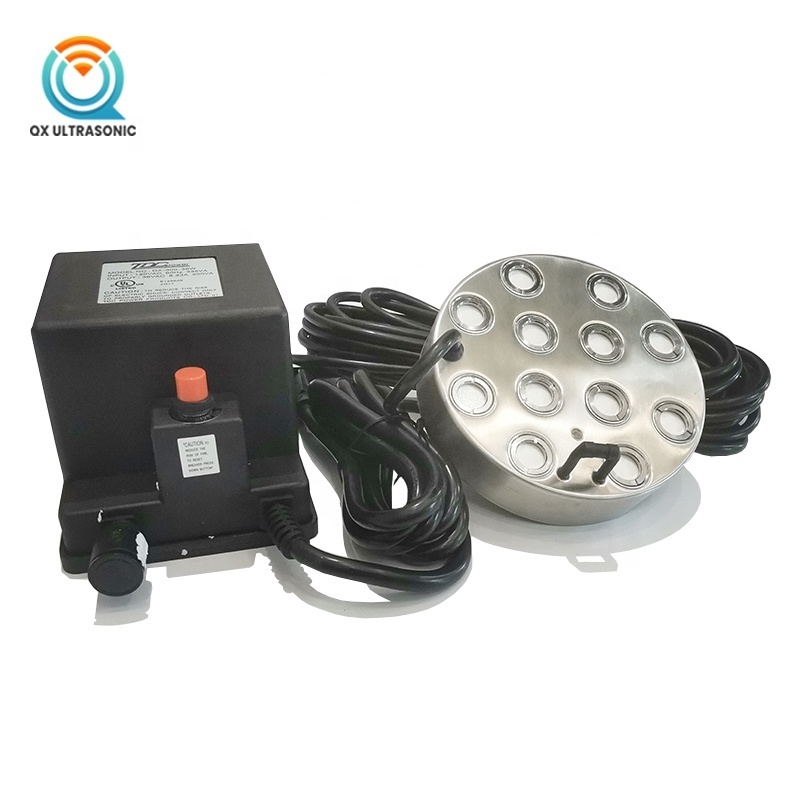 12 Discs 6000ml Per Hour Industrial Ultrasonic Atomizer Mist Maker Ultrasonic Fogger For Park Landscape Pond  Mushroom