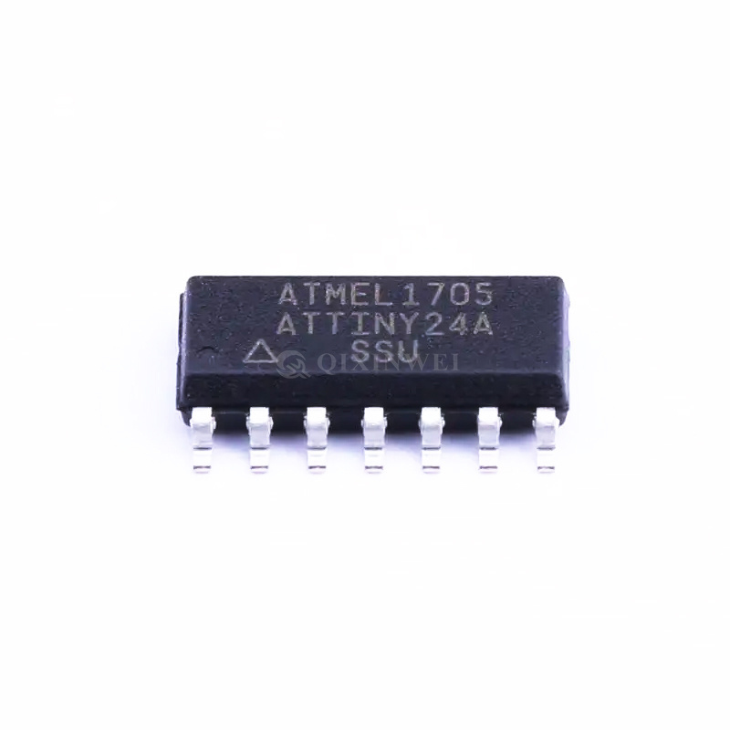 QXW New And Original ATTINY24A-SSU Microcontrollers MCU Chips SOIC-14 ATTINY24A TINY24A-SSU ATTINY24A-SSU