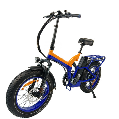 QUEENE Free Shipping High Power e bike 750w 1000w Fat Tire Snow Electric cargo bicycle banana seat Cargo ebike BestSuppliers